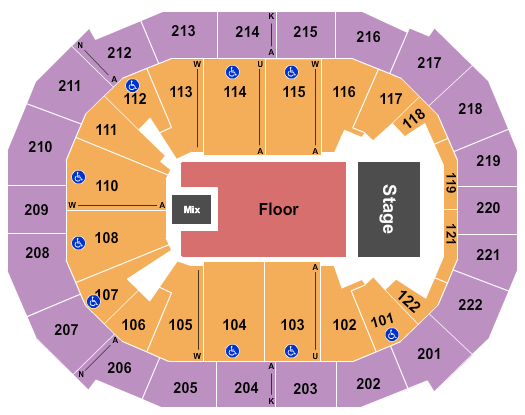 Chaifetz Arena Incubus Seating Chart